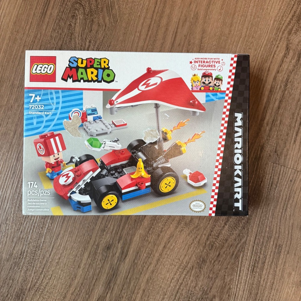 LEGO Super Mario Mario Kart Standard Kart 72032 Building Set 174 pcs Toad Figure